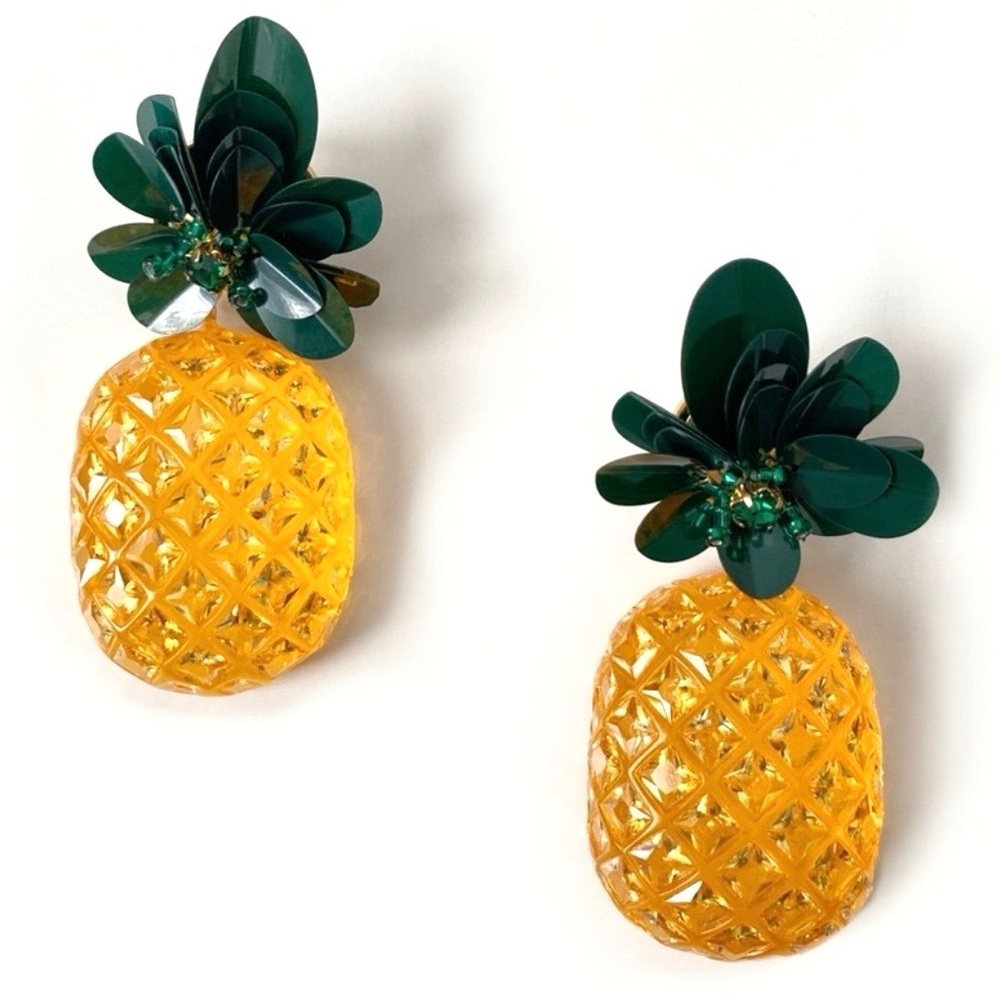 $129 Kate Spade Pineapple Passion Earrings